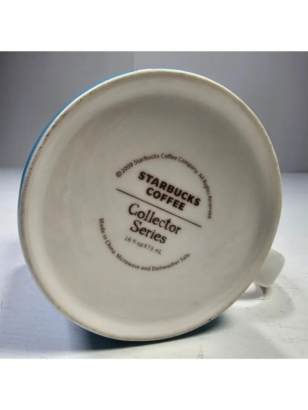 Starbucks California 2009 Collector Series 16oz Ceramic Coffee Mug Tea Cup